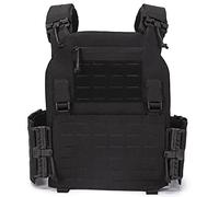 Tattico Airsoft JPC Lasercut Gilet Protettivo in Nylon 1000D Portapiatti Militare Compatibile QRS Molle combattere Gilet per Uomo Nero