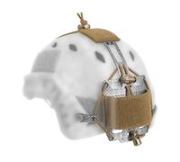 Tattico Casco Batteria Pacco, Borsa Caschi Supporto Batteria Regolabile, Tattica Casco Batterie Borse di Fissaggio Elastica per PVS-31 e GPNVG Caccia