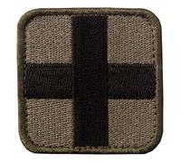 Tattico Croce medica Morale dell'esercito ACU con Fissaggio Chiusura a uncino e asola Ricamata Toppa, Multitan