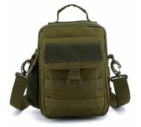 Tattico Molle, Borsa da Esterno Impermeabile, per Campeggio, Viaggi Escursionismo Trekking Caccia Borse Tracolla Messaggero Pesca Zaino(Military Green)