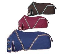 Tattini Coperta Cotone con CANNELLI Misura Petto Coda Blu 215