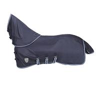 Tattini Coperta in Rete Collo Alto Staccabile Misura Petto Coda Blu 195
