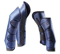 Tattini PARACOLPI Alti da Trasporto in Nylon Fodera in Pile Rinforzo in Pelle Set 4 pz