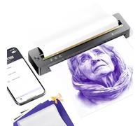 TATTMUSE 2025 Nuova stampante per stencil per tatuaggi, stampante termica wireless per tatuaggi, macchina per tatuaggi con 5 carte di trasferimento, compatibile con telefono, tablet, PC
