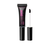 Tattoo Brow Gel Peel Off Eyebrow Gel Tint Long Lasting Tattoo Brow Tint Gel Impermeabile Transferproof Brow Tattoo Tint Dura fino a 3 giorni con Brow Stencil & Brush (BLACK)