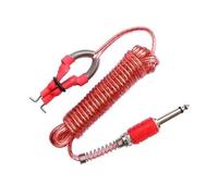 Tattoo Clip Cord - Robusto Silicone - Rosso -1.8m -per Macchina / Gun Power