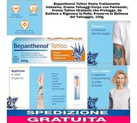 Tattoo Pasta Trattamento Intensivo, Crema Protegge Tatuaggi Corpo Con Pantenolo