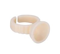 Tattoo Ring Cup, Anello Pigment Ink Cup 100Pcs Sopracciglio Tattoo Ring Cup Microblading Pigment Glue Holder(S)