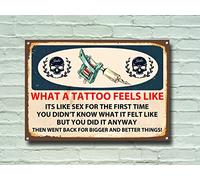 Tattoo studio, metal Sign, TATTOO studio Decor segni, tatuaggi, TATTOO Lover, TATTOO Parlor, TATTOO Shop, tatuaggi, 20,3 x 30,5 cm