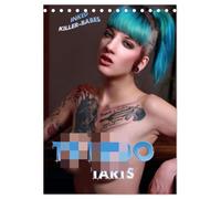 TATTOO TARTS - Inked Killer Babes (Tischkalender 2026 DIN A5 hoch), CALVENDO Monatskalender: Tätowierte Superhexen hautnah und erotisch
