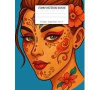 Tattooed Girl Composition Book: Modern Art for Creative Expression / 8.5x11 Inches / 100 Pages / College Ruled
