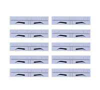 Tattooeyebrow Lurer Sticker tratto strumento styling Microblading Guide Permanent Make Up modello di misurazione 10x