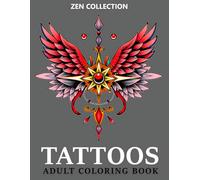 Tattoos: Adult Coloring Book