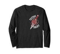 Tattoos Are Trashy Rosa Pugnale Anti Tatuaggi Opinione Maglia a Manica