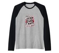 Tattoos Pretty Eyes And Thick Thighs Donna tatuata ||- Maglia con Maniche Raglan