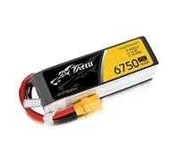 Tattu batteria ricaricabile lipo 14.8 v 6750 mah numero di celle 4 25 c softcase