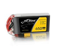 Tattu batteria ricaricabile lipo 7.4 v 650 mah numero di celle 2 75 c softcase