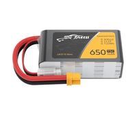 Tattu 3S Lipo Batteria 11.1V 650mAh 75C Custodia morbida Lipo Batteria con connettore XT30 per multirotore FPV dalle dimensioni 90 a 180 UAV Drohne RC Quadrocopter