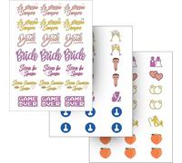 Tatuaggi Addio al Nubilato per Sposa e Amiche della Sposa - 60+ Tatuaggi per Addio al Nubilato Lo Stesso Uccello per Sempre - Kit Accessori Divertente per Nubilato - Gadget Team Bride to Be