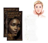 Tatuaggi Glitterati Con Lentiggini, 12 Fogli Adesivi Per Lentiggini, Tatuaggi Per Il Viso Scintillanti, Adesivi Per Trucco, Lentiggini Artificiali, C Party Freckles Makeup Patches