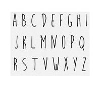 Tatuaggi. tatuaggi temporanei, adesivi for tatuaggi temporanei con alfabeto a 3 fogli, caratteri artistici, lettere inglesi, tatuaggio finto, scrittura a mano, kit for tatuaggi con nome fai da te