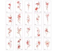 Tatuaggi Temporanei Adesivi A Forma Di Farfalla Retrò, Freschi E Lusinghieri. 120 * 76mm