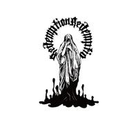 Tatuaggi temporanei adesivi Redemption Dark Pattern, semipermanenti, impermeabili, per coscia e braccio, durata 1-2 settimane, tatuaggi finti(D120(2pcs))