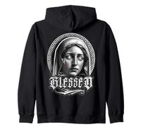 Tatuaggio Benedetta Madre Felpa con Cappuccio