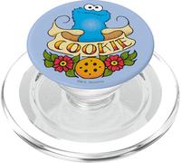 Tatuaggio Biscotto Sesame Street Cookie Monster PopSockets PopGrip per MagSafe