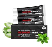Tatuaggio gel di crema numbante, gel lenitivo stick per cure nutrienti, idrata e calma la pelle giunta che si prende cura della pelle secca, fino a 6 ore di forza extra per i tatuaggi (2pcs)