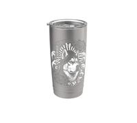 Tatuaggio giapponese Husky Irezumi Bicchiere termico in acciaio inox doppia parete