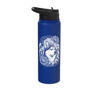 Tatuaggio giapponese Husky Irezumi Stainless Steel Insulated Water Bottle