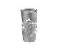 Tatuaggio giapponese Irezumi Rhodesian Ridgeback Bicchiere termico in acciaio inox doppia parete