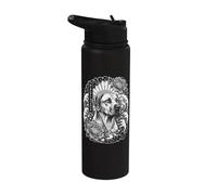 Tatuaggio giapponese Irezumi Rhodesian Ridgeback Stainless Steel Insulated Water Bottle
