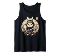 Tatuaggio Giapponese Samurai Ninja Coniglio Arte Giapponese Kawaii Canotta