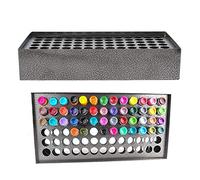 Tatuaggio Ink Holder, Tatuaggio Cupholder Accessori per Negozi di tatuaggi, 78 Fori per Trucco Permanente Pigmento Inchiostro Bottiglia Supporto Supporto Rack Organizer in Ferro Tattoo Ink Holder