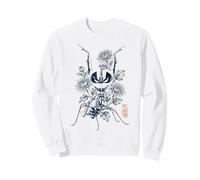 Tatuaggio Mantide Religiosa Mantide Crisantemo Giappone Felpa