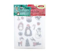 Tatuaggio per bambini di Natale vegano, 3 fogli di tatuaggio per bambini, idea regalo Natale, tatuaggio per bambini, ideale come riempimento calendario dell'Avvento per bambini