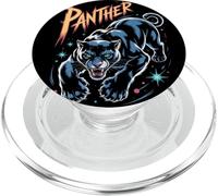 Tatuaggio retrò Black Panther Cosmic anni '80 Cat Leopard Jaguar PopSockets PopGrip per MagSafe