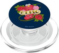 Tatuaggio Sesame Street Elmo Hearts And Roses PopSockets PopGrip per MagSafe