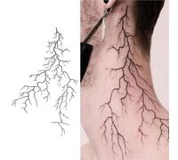 Tatuaggio temporaneo Context, dura fino a 15 giorni, nuova tecnologia, adesivo magico semipermanente impermeabile, tatuaggi finti(2pcs)