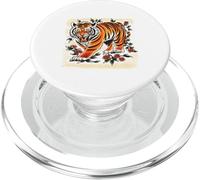 Tatuaggio Tradizionale Tigre Ruggente PopSockets PopGrip per MagSafe
