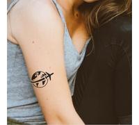 Tatuaggio VIAGGIO - Temporalis® | Tatuaggi temporanei uomo donna, tatuaggi finti vegani e waterproof - Certificato UE - Dura 1-2 settimane [ Tattoo Viaggio intorno al mondo ]