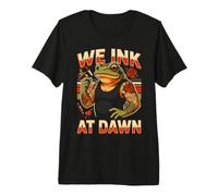 Tatuaggio Wenk At Dawn Vintage Frog Punk Maglietta Premium