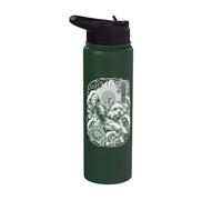 Tatuaggio Yorkshire Terrier Giappone Irezumi Stainless Steel Insulated Water Bottle