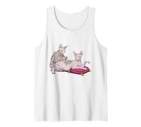 Tatuatore Sphynx Cat Tatuaggio Divertente Meme Kitty Humor Canotta