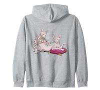 Tatuatore Sphynx Cat Tatuaggio Divertente Meme Kitty Humor Felpa con Cappuccio