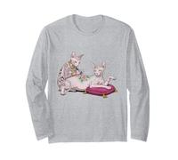 Tatuatore Sphynx Cat Tatuaggio Divertente Meme Kitty Humor Maglia a Manica