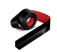 TATUNER Nastro Sigillante Impermeabile, Silicone per Bagno Antimuffa, Nastro Flex Roll, Autoadesivo Profili in PVC, Utilizzato per Piastrelle da Cucina Bordo Vasca da Bagno (Nero, 3.3M X 38mm X 1)