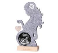 Tatuo Annuncia Gravidanza con una Cornice in Feltro Regali per Future Mamme Donne Incinte Conservare Immagini Ecografia Mamma Diventerete Nonna e Nonno